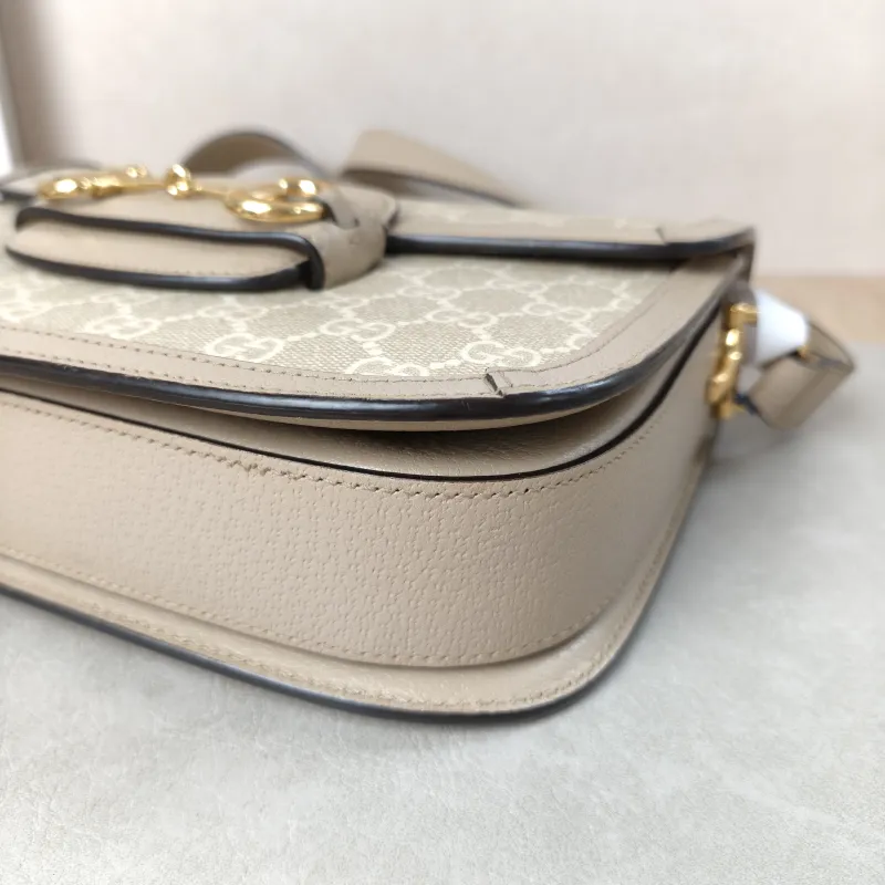 GUCCI Crossbody Bag Horsebit 1955 Horsebit Medium PVC Medium25 × 8 × 18 cm — detail view 5 of 16