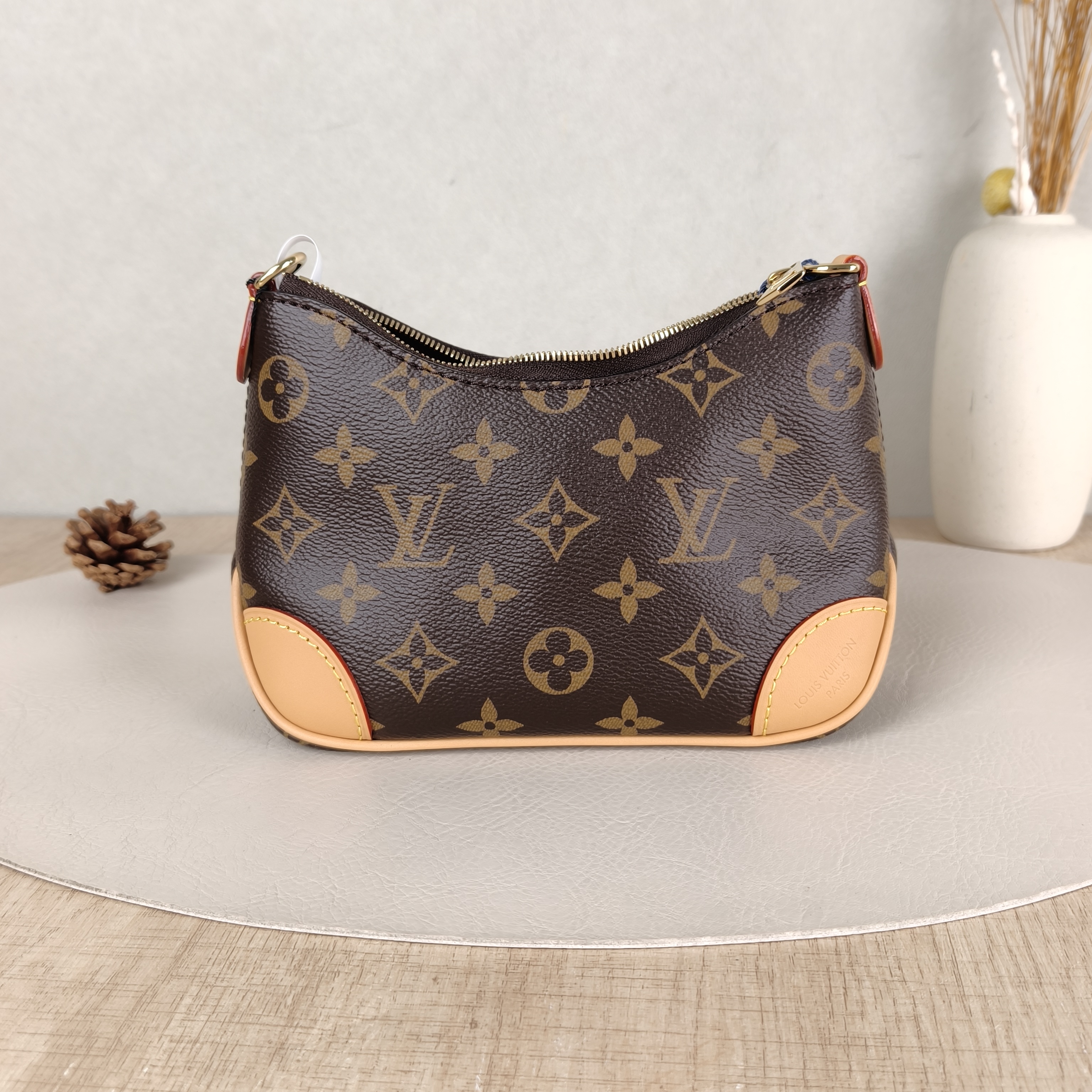 Louis Vuitton Crossbody Bag Boulogne PV Cnano19 × 8 × 13 cm