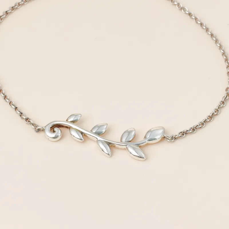 Tiffany&Co. Bracelet Paloma Picasso Collection Olive Leaf Bracelet 925 One Size17cm — cover view 6 of 9