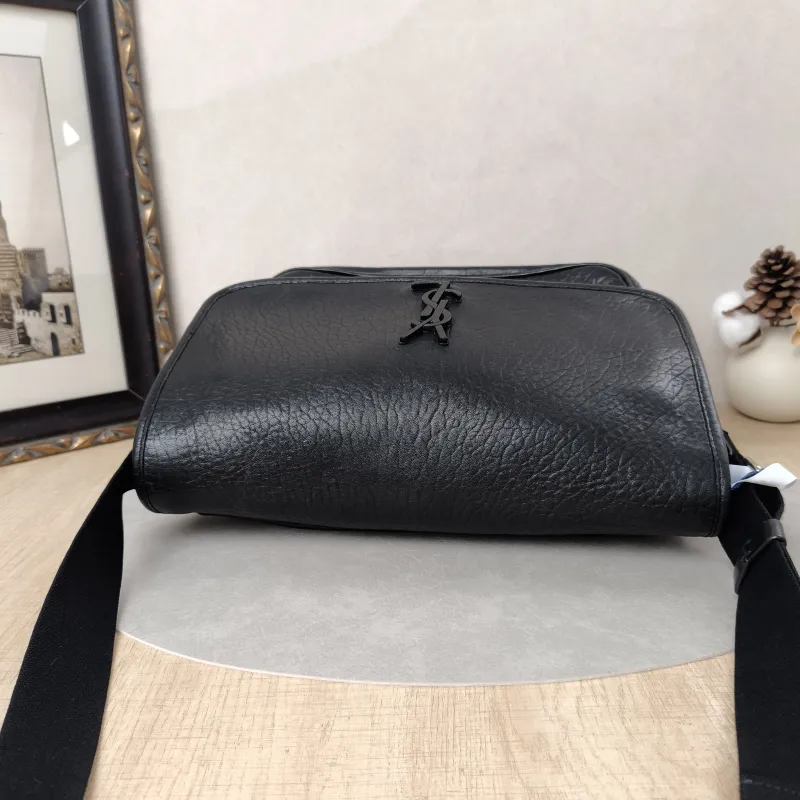 SAINT LAURENT Crossbody Bag Niki Black Lambskin 32 × 9 × 23 cm — cover view 8 of 10