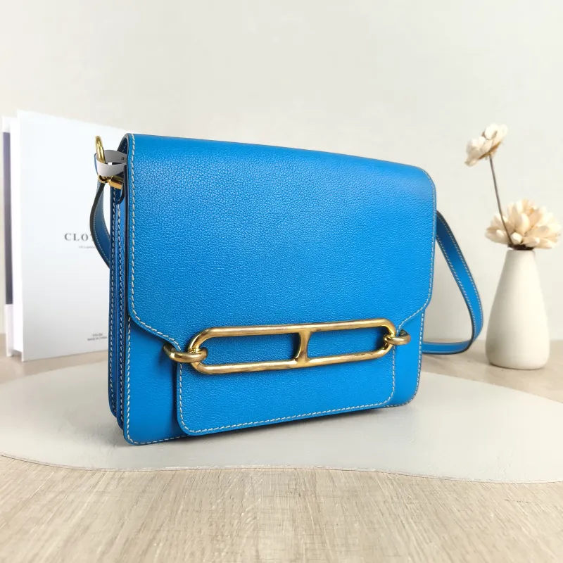 Hermès Crossbody Bag Roulis 23 B3 Evercolor Calfskin Medium 23 × 7.5 × 19 cm A — cover view 5 of 5