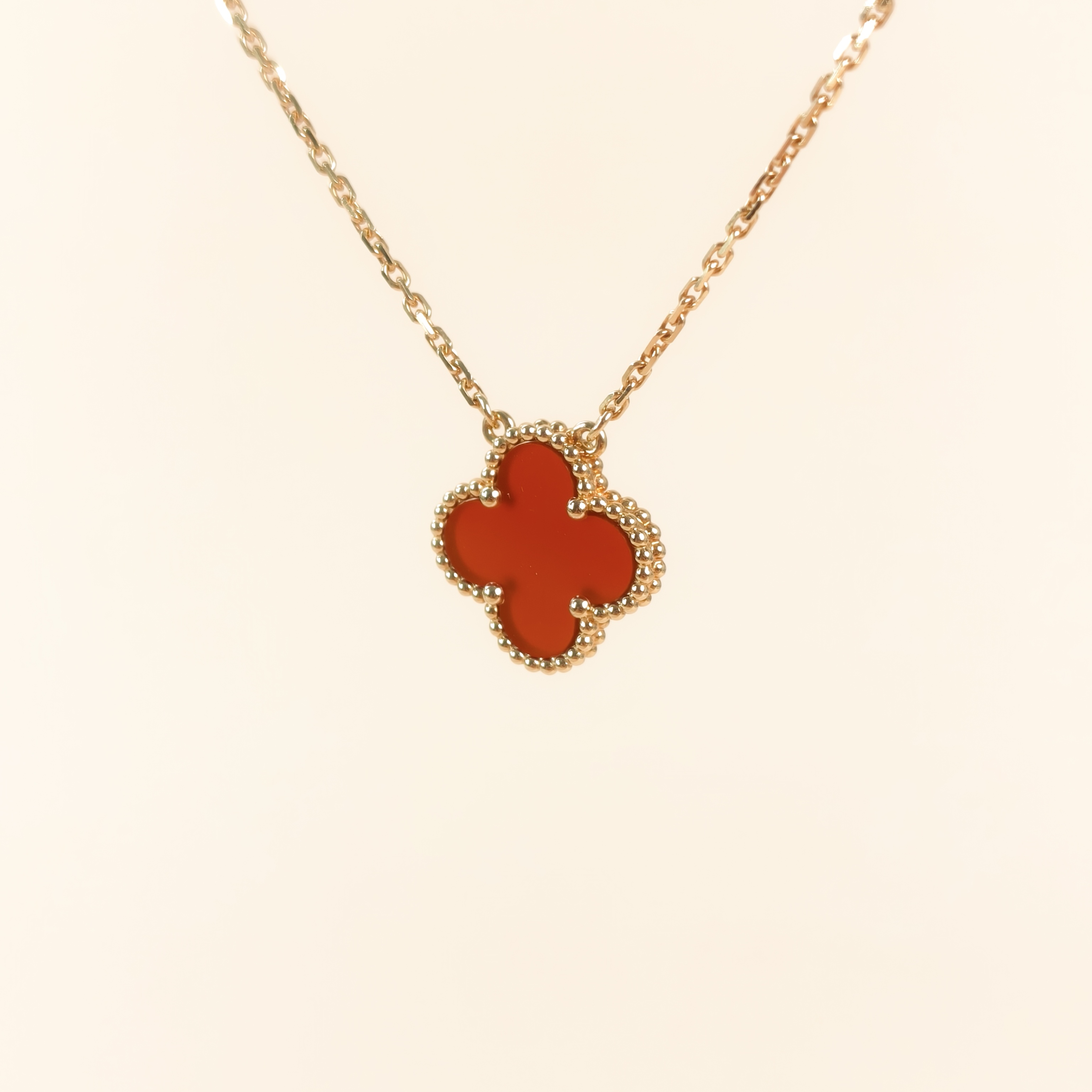 Van Cleef & Arpels Necklace Alhambra Alhambra Collection Necklace 18KY ellow Gold Vintage Small42cm โ cover view 5 of 10