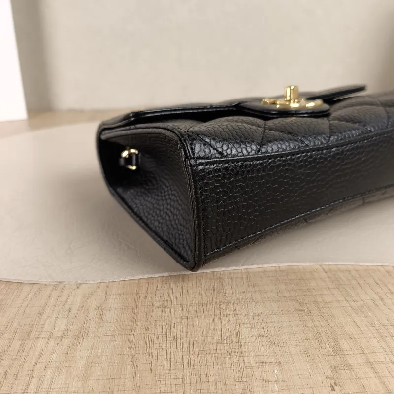 Chanel Crossbody Bag26c Crossbody Bag Black Grained Calfskinmini19 × 7 × 13 cm — detail view 8 of 13