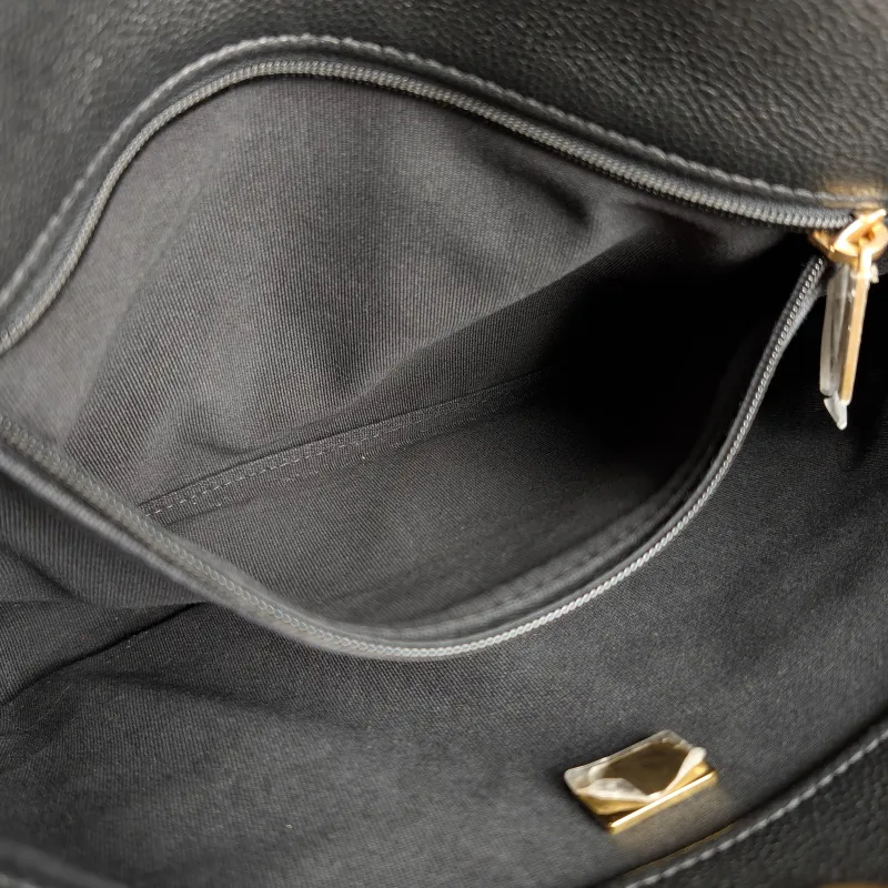 Chanel Shoulder Bag 25p hobo Black Grained Calfskin Small 24 × 5 × 19 cm — detail view 5 of 12
