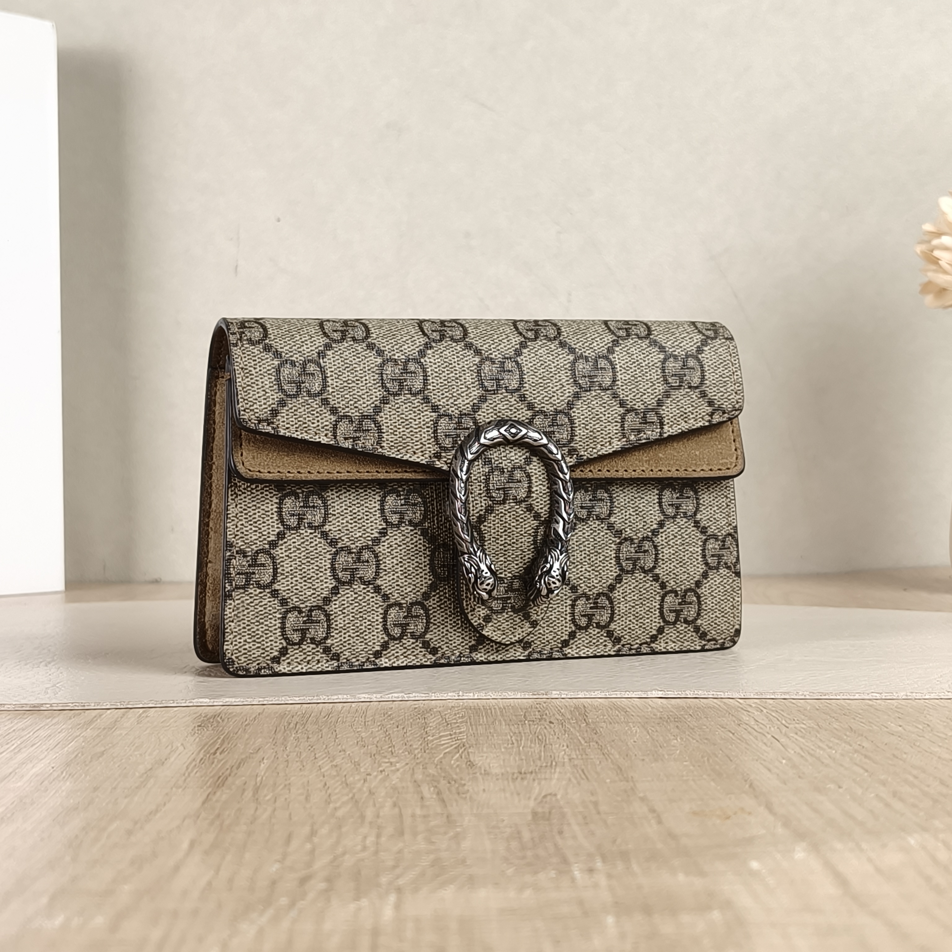 GUCCI Crossbody Bag Dionysus Monogram PV Cmini16.5 × 4.5 × 10 cm — cover view 5 of 5
