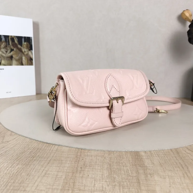 Louis Vuitton Crossbody Bag Diane Baguette Bag Empreinte Embossed Calfskin Monogramnano19 × 6 × 10.5 cm — cover view 2 of 6