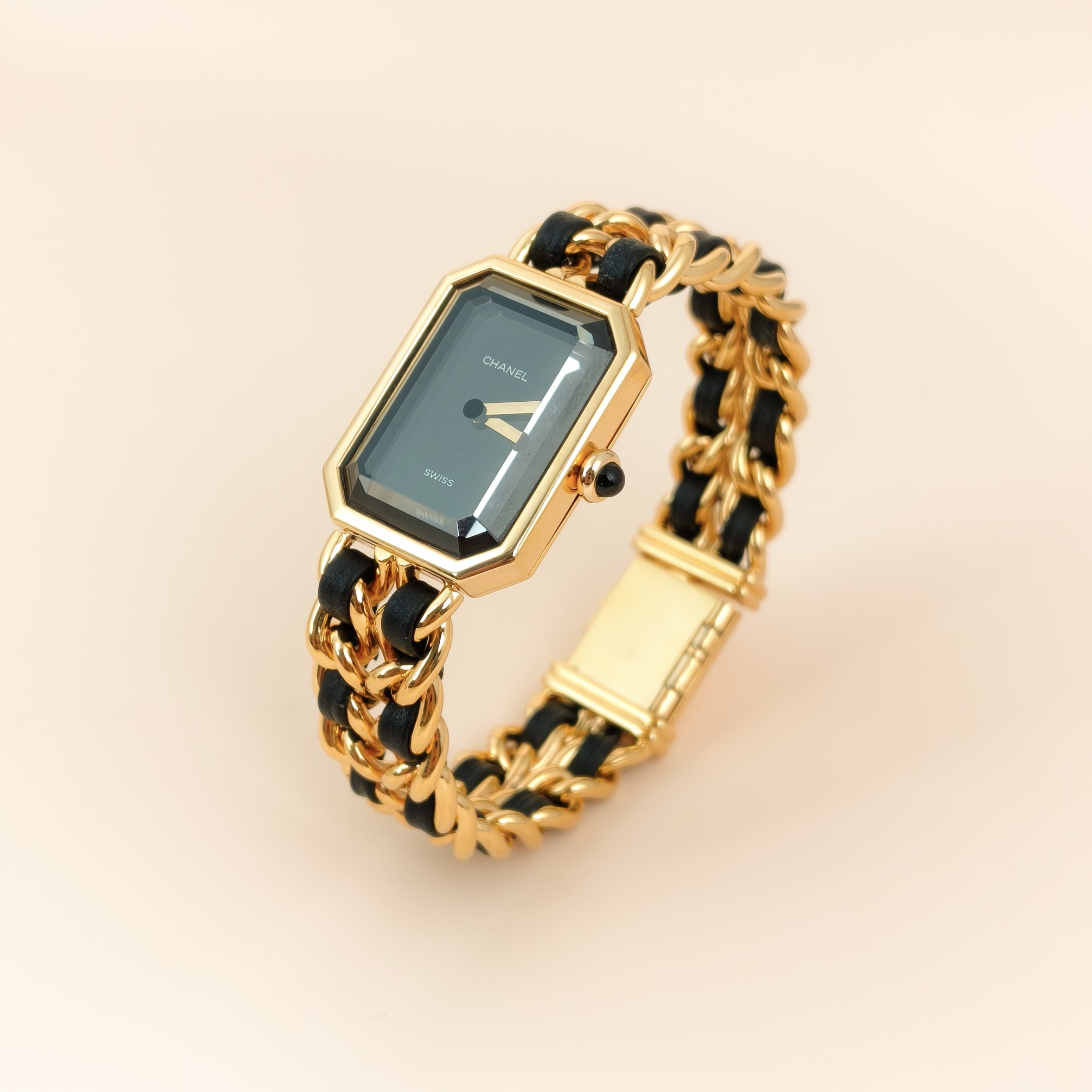 Chanel Watch Première Édition Originale Black with Gold-Tone Hardware Black with Gold-Tone Hardware M 26.1mm x 20mm x 7.6mm — cover view 9 of 9