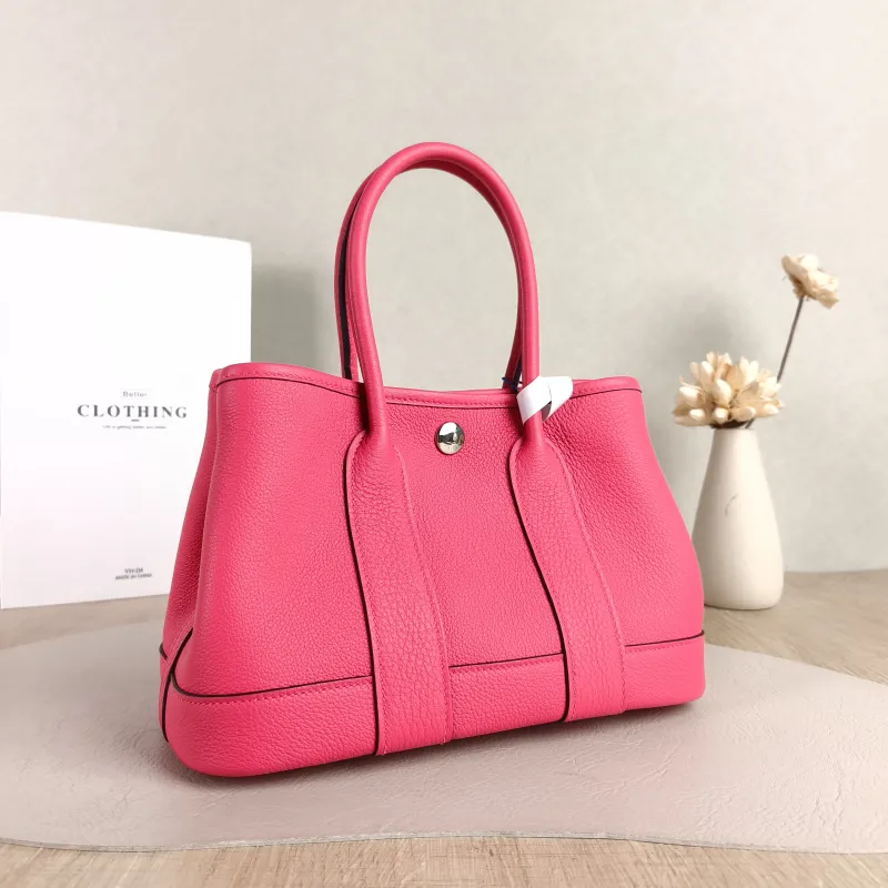 Hermès Top Handle Bag Neo Garden 23 Mini OD Rose Mexico Negonda Calfskin Mini 23 × 10 × 16 cm K — cover view 2 of 6