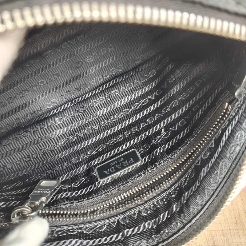 PRADA Crossbody Bag Crossbody Bag Black Nylon One Size23 × 6 × 13 cm — detail view 5 of 11