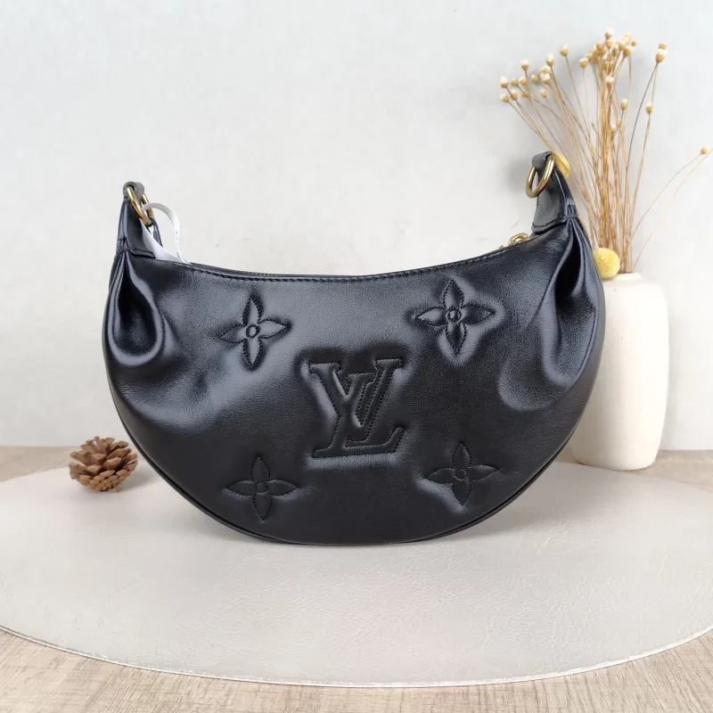 Louis Vuitton Crossbody Bag Over The Moon Black Calfskin 27.5 × 7 × 16 cm