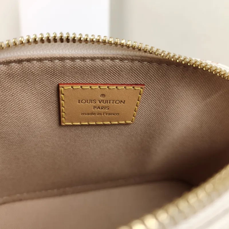 Louis Vuitton Crossbody Bag Alma Nano · Black PVC nano 18 × 8 × 12 cm — detail view 2 of 9
