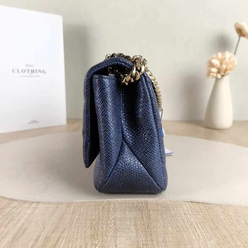 Bvlgari Crossbody Bag Serpenti Cabochon Navy Small 21.5 × 7 × 15 cm — detail view 8 of 11