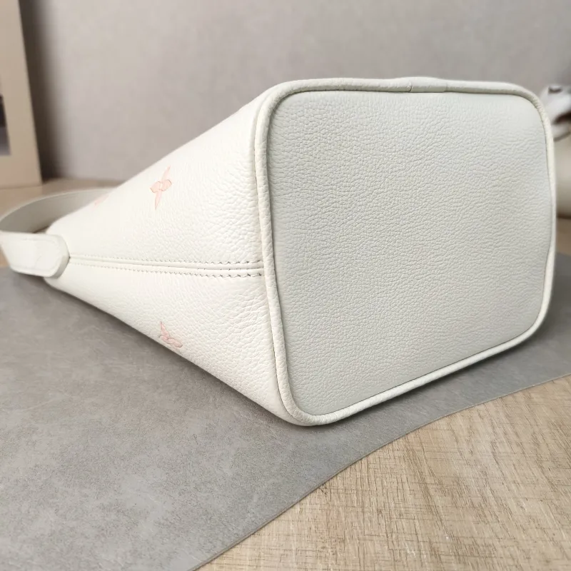 Louis Vuitton Top Handle Bag ALL IN BB White · Pink Calfskin BB 16 × 12 × 18 cm — detail view 11 of 11
