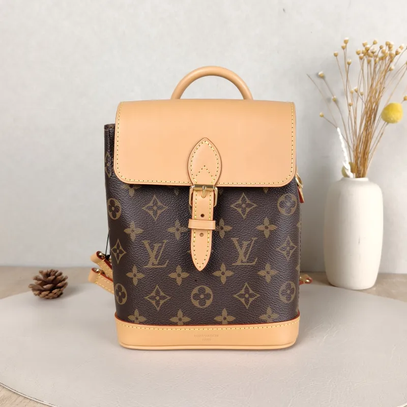 Louis Vuitton Backpack Soho Backpack Monogram PV Cmini17 × 8 × 23 cm