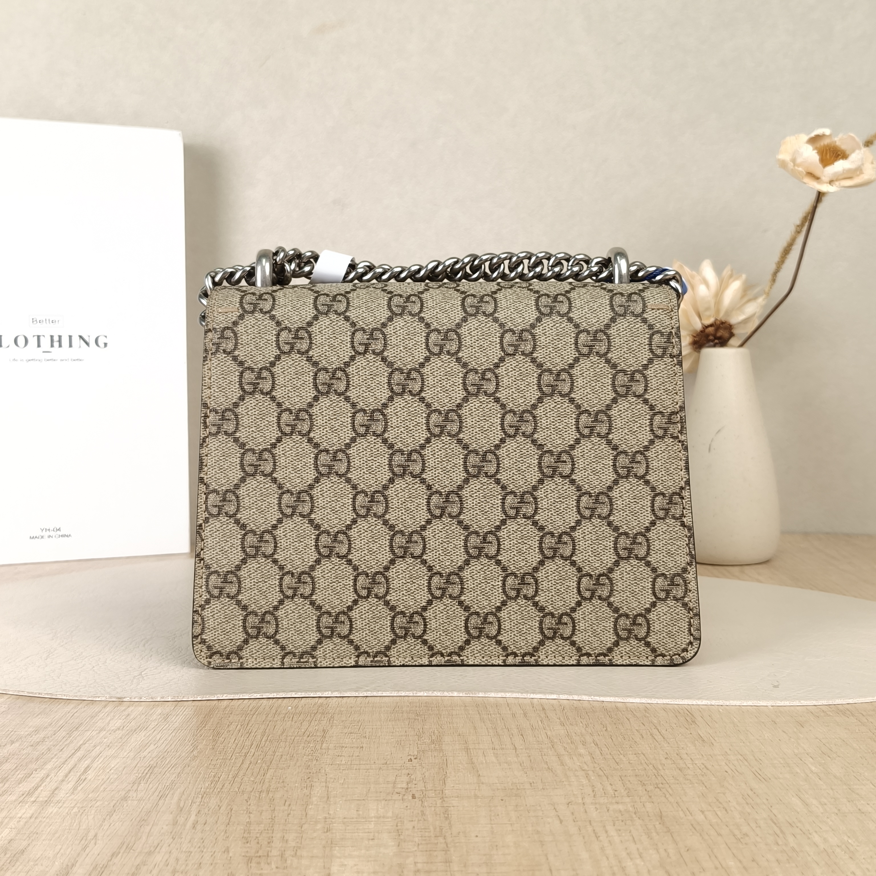 GUCCI Shoulder Bag Dionysus Monogram PV Cmini20 × 5 × 15.5 cm — cover view 4 of 5