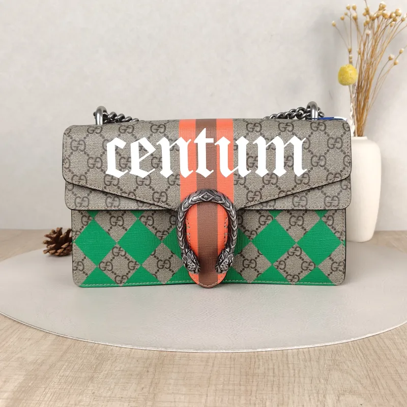 GUCCI Crossbody Bag Dionysus Collection PVC Medium28 × 9 × 17 cm