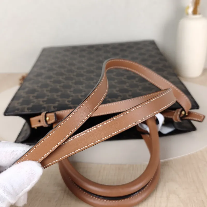 CELINE Crossbody Bag CABAS Monogram PVC Small28.5 × 8 × 33 cm — detail view 10 of 10