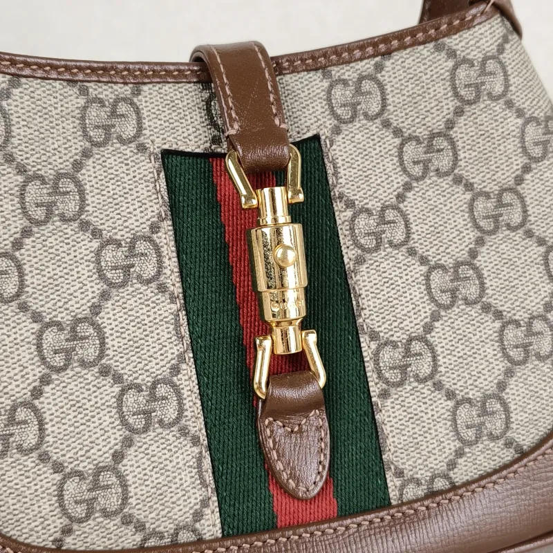 GUCCI Shoulder Bag Jackie 1961Collection Monogram PVC Mini 19 × 3 × 13 cm — detail view 6 of 11