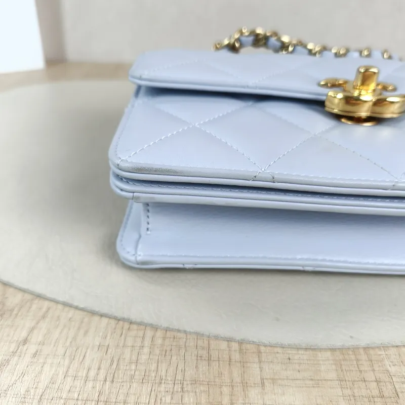 Chanel Crossbody Bag 24p Calfskin One Size 20 × 6.5 × 12.5 cm — detail view 12 of 15