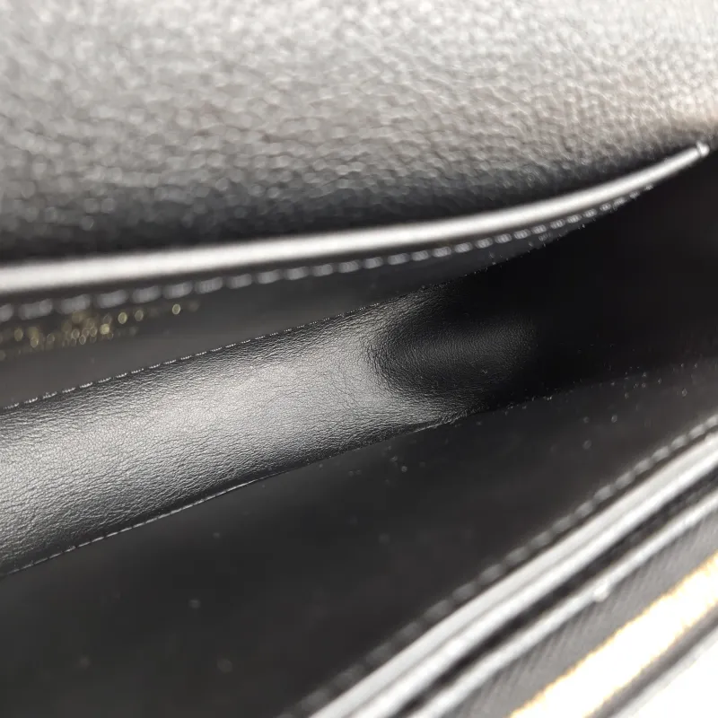 Louis Vuitton Crossbody Bag Marceau Chain Bag Black Monogram Empreinte Embossed Calfskin 24.5 × 6.5 × 15 cm — detail view 5 of 11