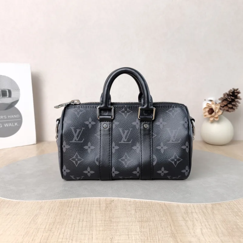 Louis Vuitton Crossbody Bag Keepall XS Monogram PVC Mini 21 × 9 × 12 cm