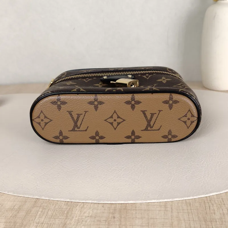 Louis Vuitton Shoulder Bag VANITY POUCH Cosmetic Bag Monogram PVC One Size19 × 6.5 × 11.5 cm — cover view 5 of 5