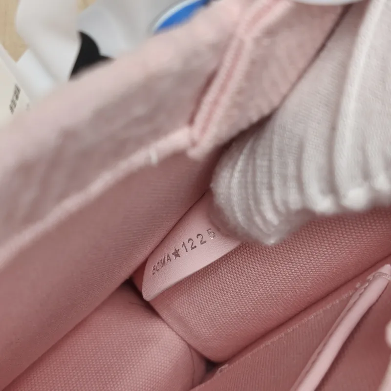 DIOR Shoulder Bag Book Tote Shoulder Strap Edition Pink Canvasmini20.5 × 7 × 16 cm — detail view 10 of 14