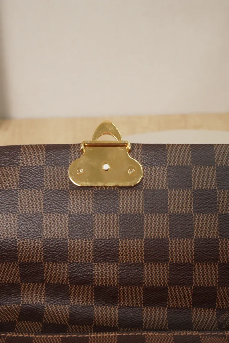 Louis Vuitton vavin Medium Damier Ebenepvc · 25 × 9.5 × 17 cm — detail view 18 of 19