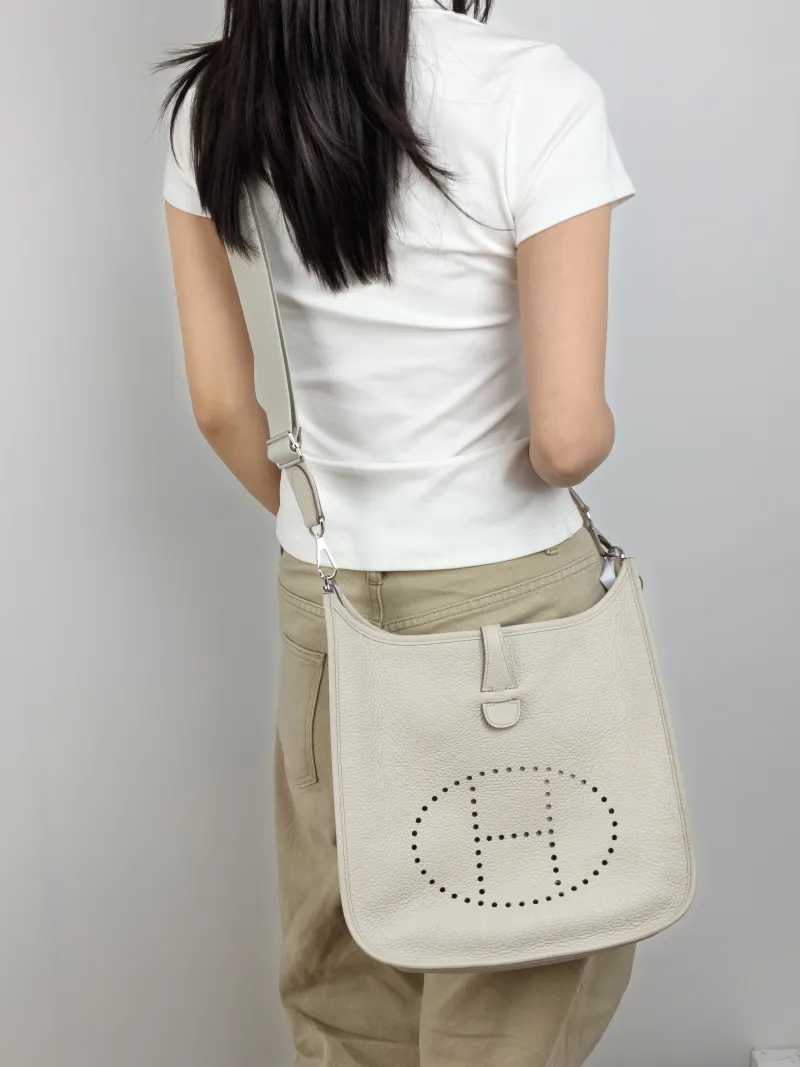 Hermès Crossbody Bag Evelyne 29 29 10 TC Calfskin 29 29 × 7 × 30 cm A — on-model view 1 of 2