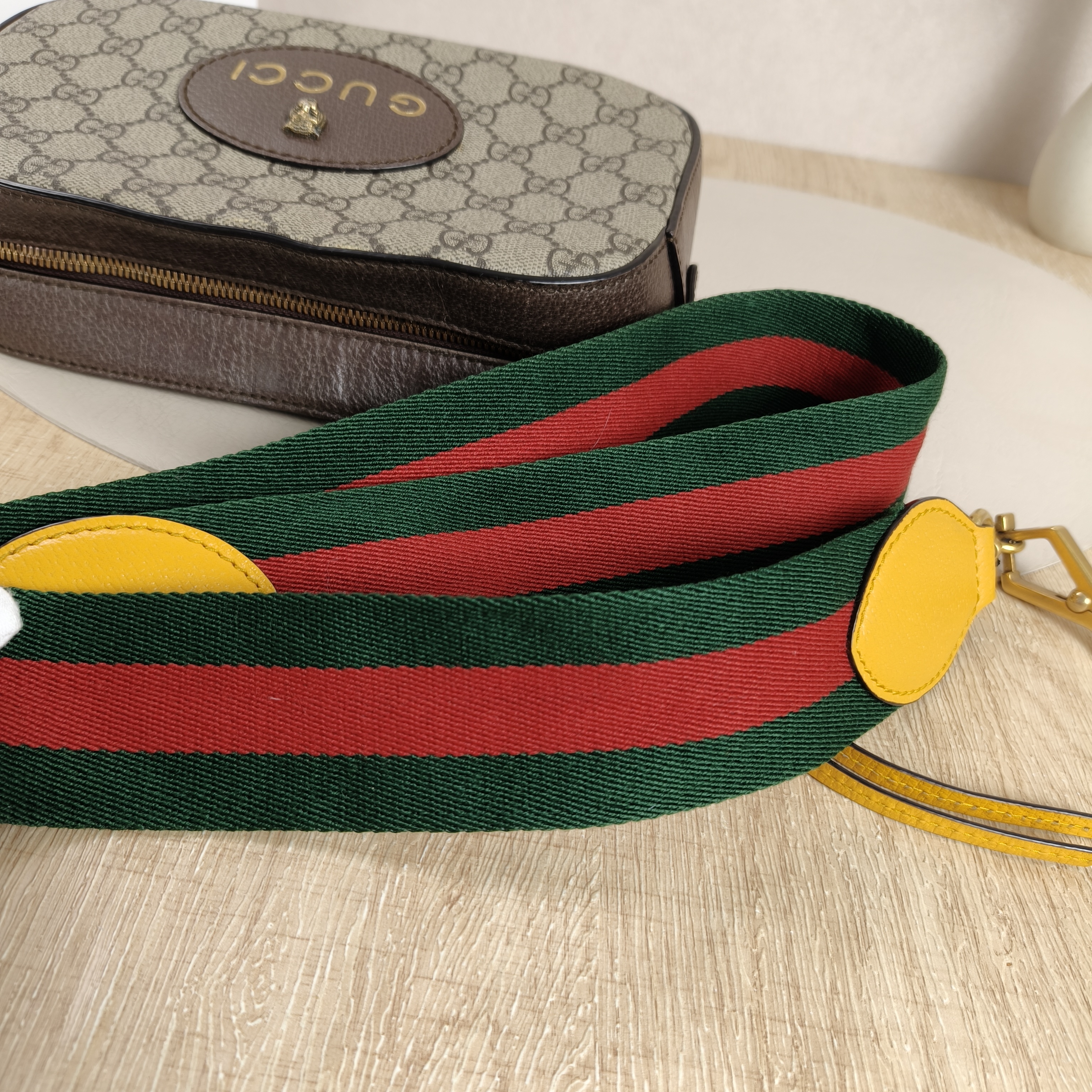 GUCCI Crossbody Bag Neo Vintage Camera Bag Monogram PVC Medium24 × 7 × 14.5 cm — cover view 4 of 11