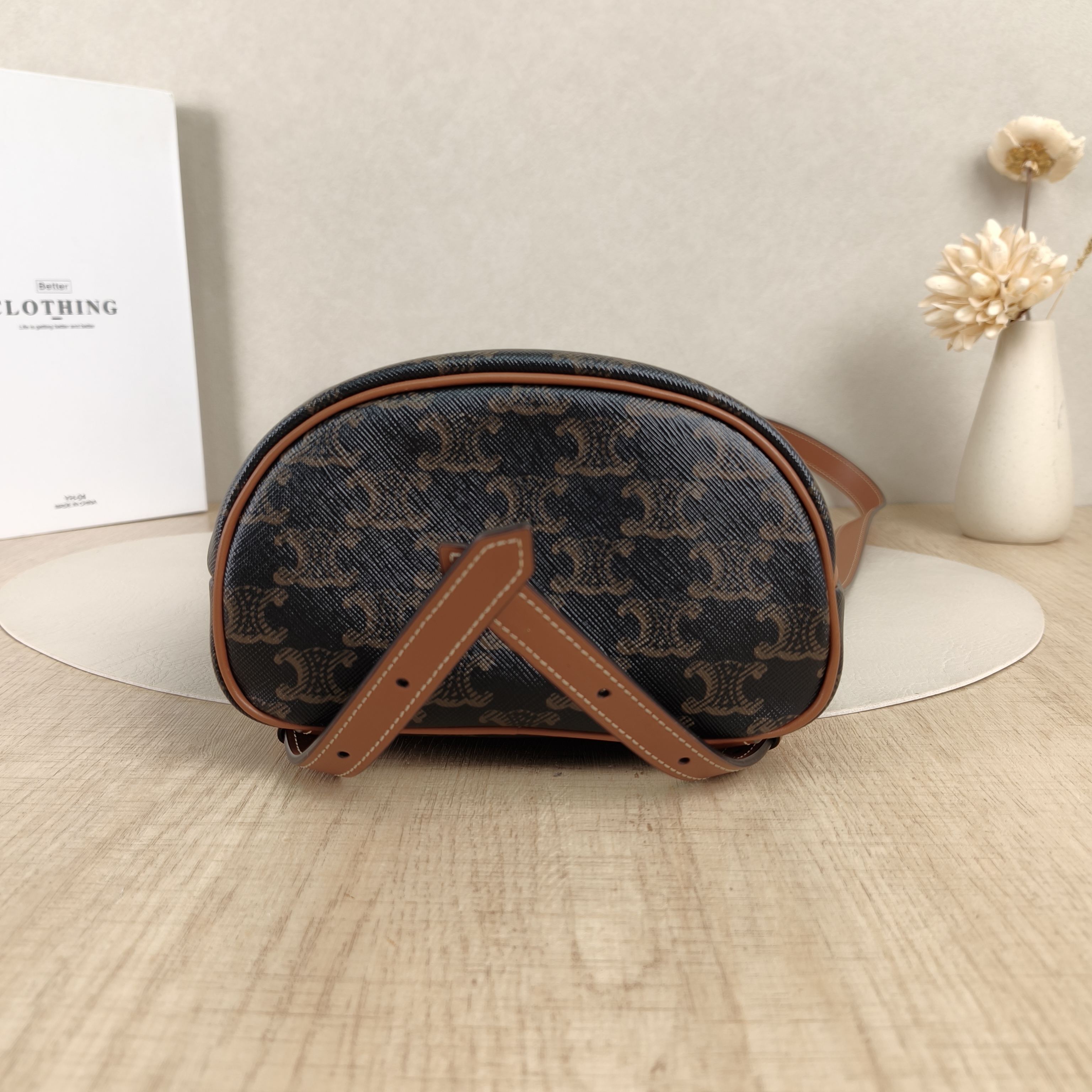 CELINE Backpack FOLCO Backpack Monogram PVC17 × 10 × 20 cm — cover view 7 of 8