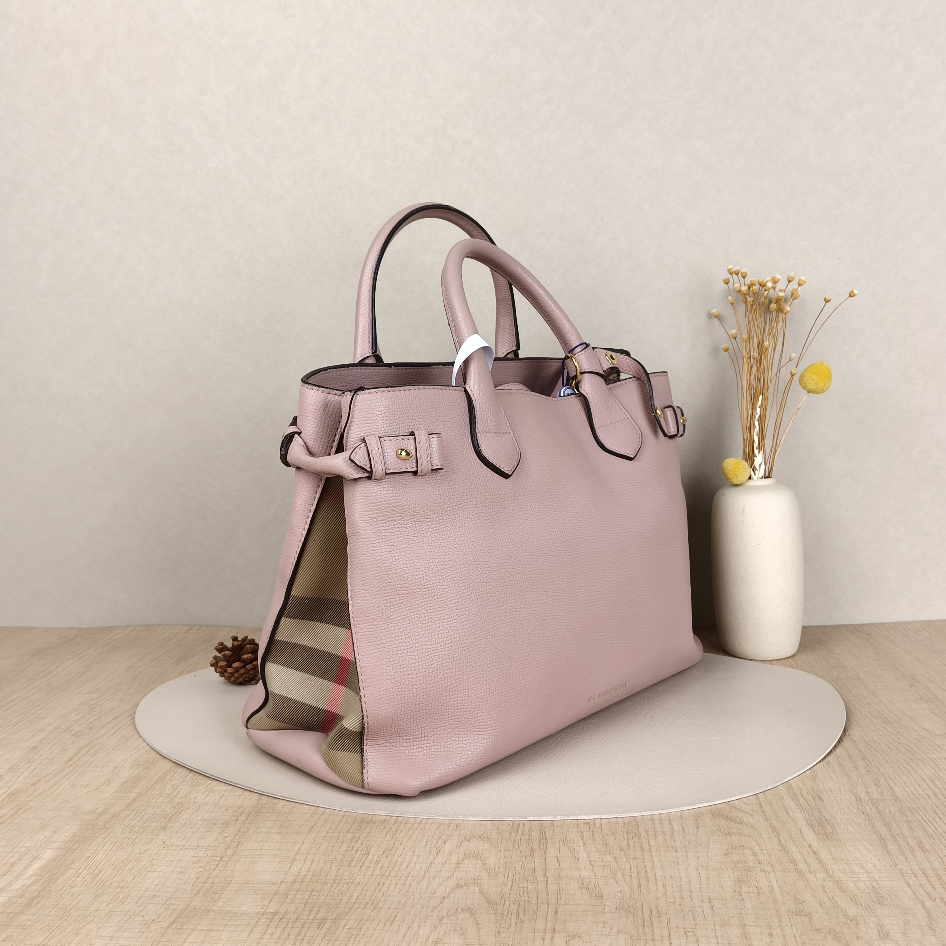BURBERRY Crossbody Bagbanner Top Handle Bag — cover view 5 of 9