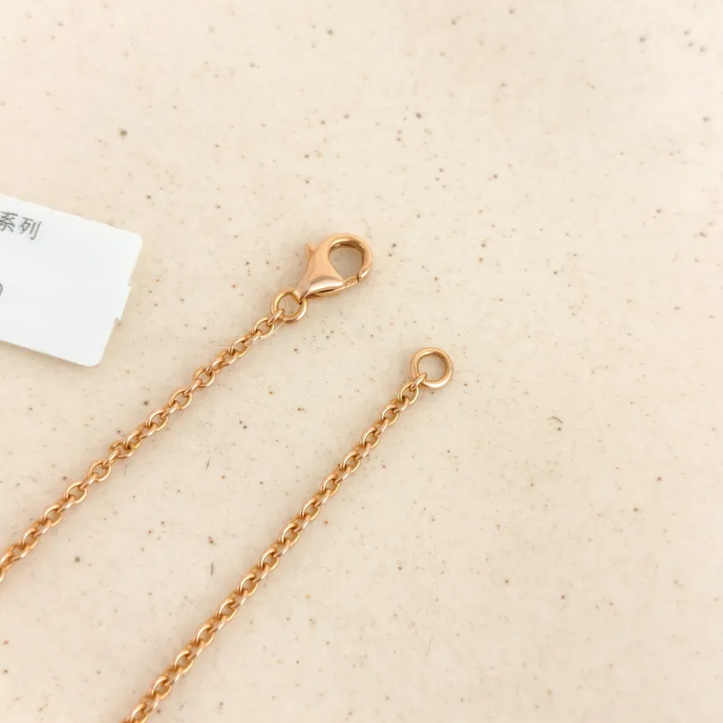 CARTIER Necklace Love Collection Pendant Rose Gold 18KR ose Gold One Size 44cm — cover view 2 of 6