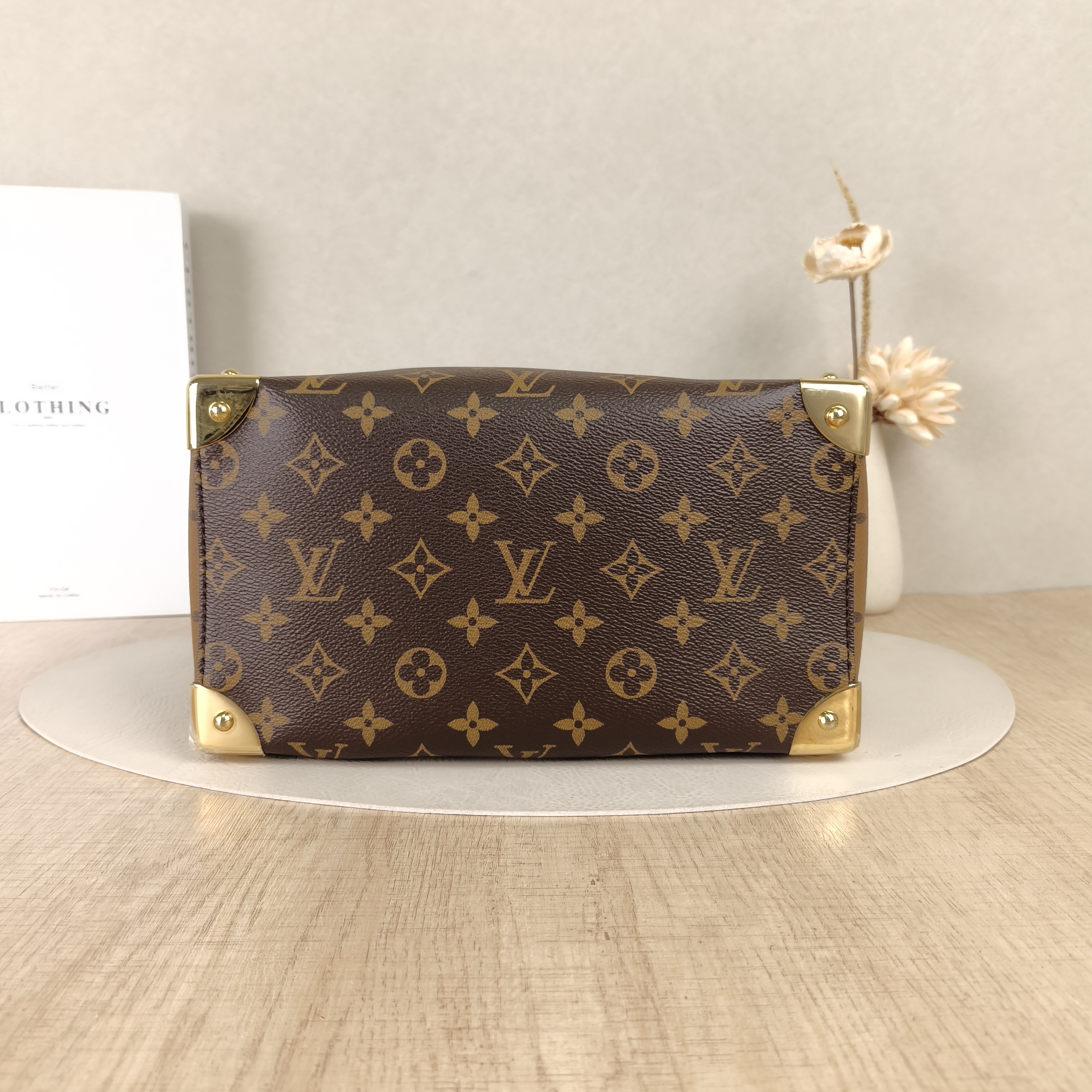 Louis Vuitton Shoulder Bag Speedy Trunk Monogram PVC One Size27 × 15 × 20 cm — cover view 2 of 9