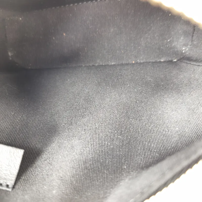 Chanel Crossbody Bag Gold-Tone Hardware Black Grained Calfskin 15.5 × 6 × 12.5 cm — detail view 12 of 12