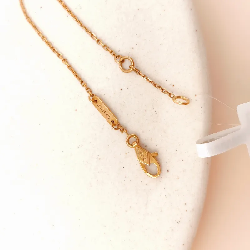 Van Cleef & Arpels Bracelet Frivole Collection Yellow Gold 18KY ellow Gold Diamond Mini 17cm — cover view 7 of 9