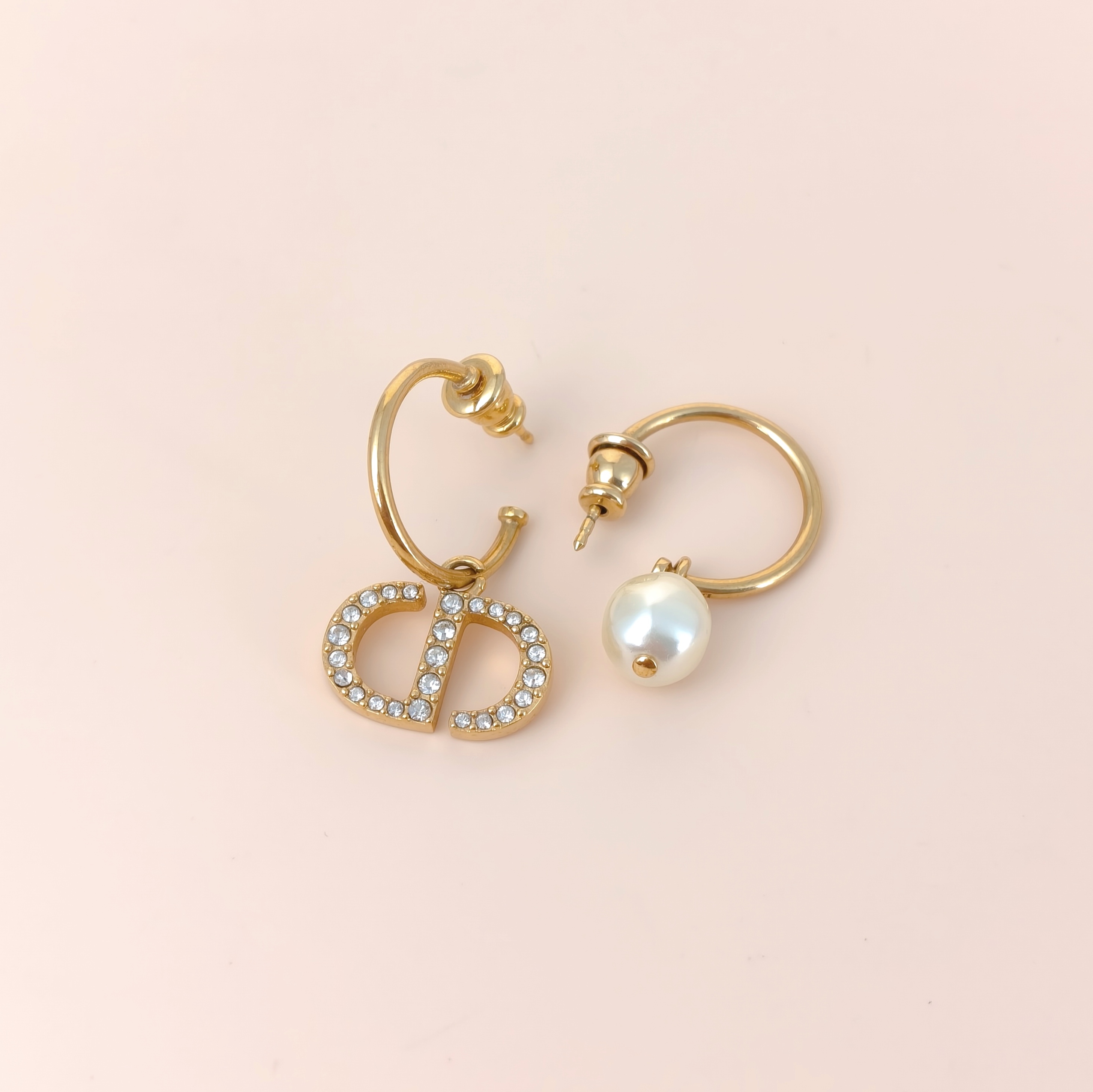 DIOR Earrings CD Pearl Earrings Gold — cover view 7 of 8