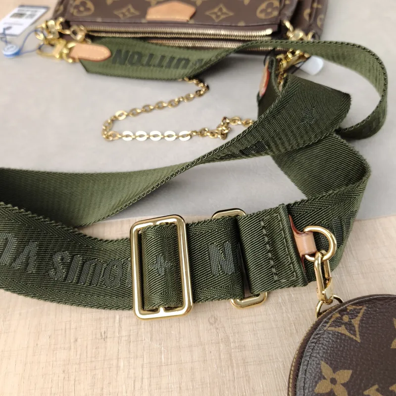 Louis Vuitton Crossbody Bag Multi Pochette Accessoires Shoulder Strap PVC Small 24 × 4 × 13.5 cm — detail view 5 of 16