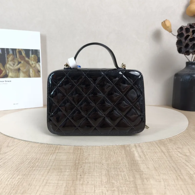 Chanel Crossbody Bag25b Black Patent Leathermini19.5 × 8.5 × 12 cm — cover view 6 of 6