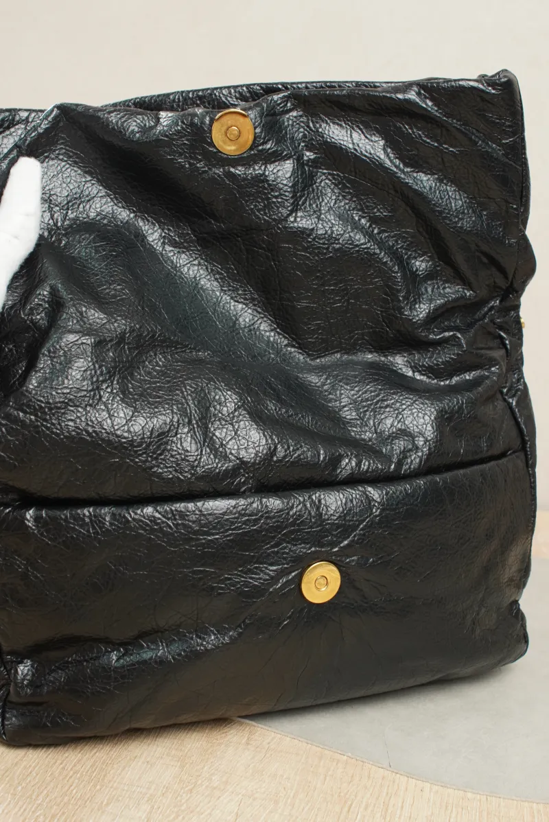 BALENCIAGA Shoulder Bag MONACO Chain Bag Black Calfskin28 × 10 × 18 cm — detail view 17 of 31