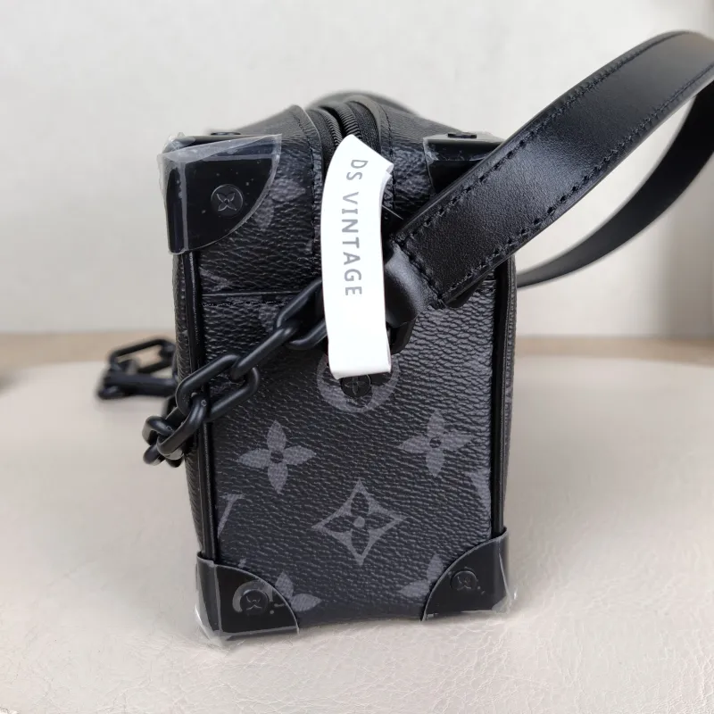 Louis Vuitton Crossbody Bag SOFT TRUNK Box Eclipse PVC Mini 18.5 × 8 × 13 cm — detail view 1 of 12
