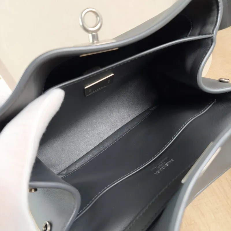 BALENCIAGA Crossbody Bag RODEO Grey Calfskinmini23 × 10 × 17 cm — detail view 9 of 13