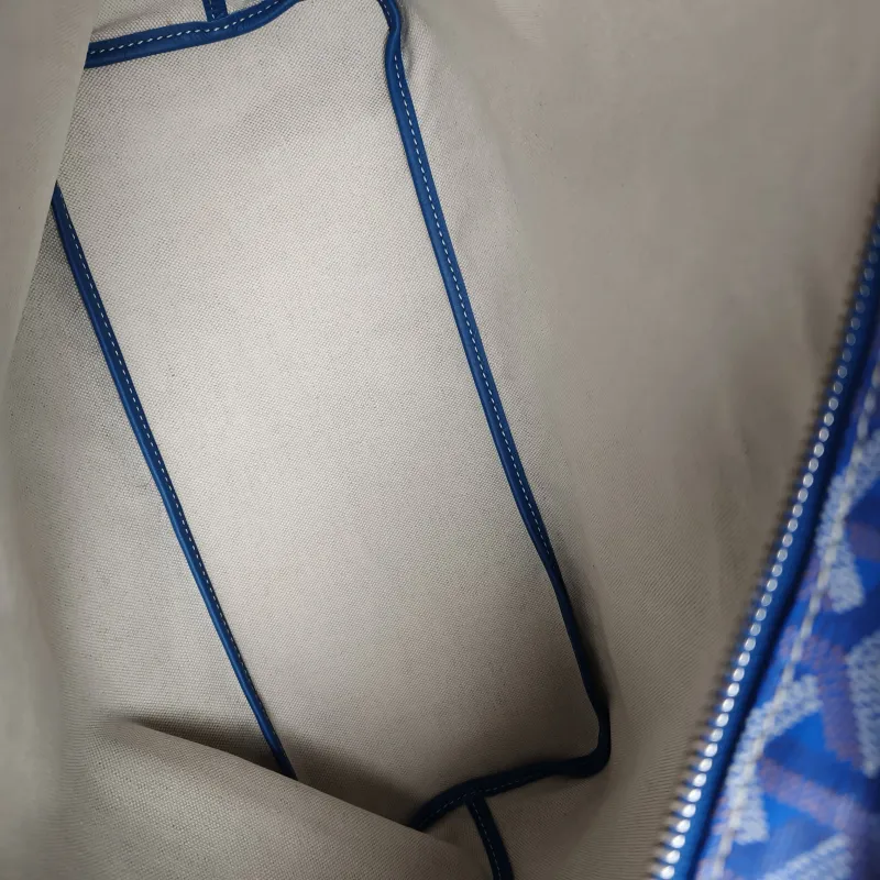 GOYARD Shoulder Bag Boheme Hobo​ Blue PVC Small 43 × 14 × 27 cm — detail view 4 of 11