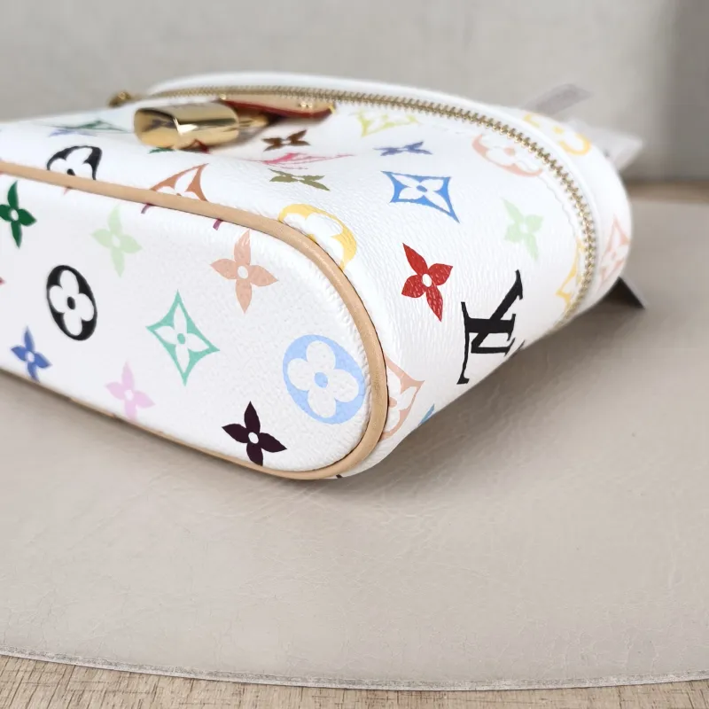 Louis Vuitton Shoulder Bag VANITY POUCH Cosmetic Bag Multicolore PVC One Size 19 × 6.5 × 11.5 cm — detail view 14 of 15