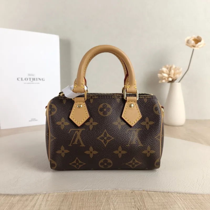 Louis Vuitton Crossbody Bag Speedy Nano Shoulder Strap PVC nano 16 × 7.5 × 10 cm — cover view 6 of 6