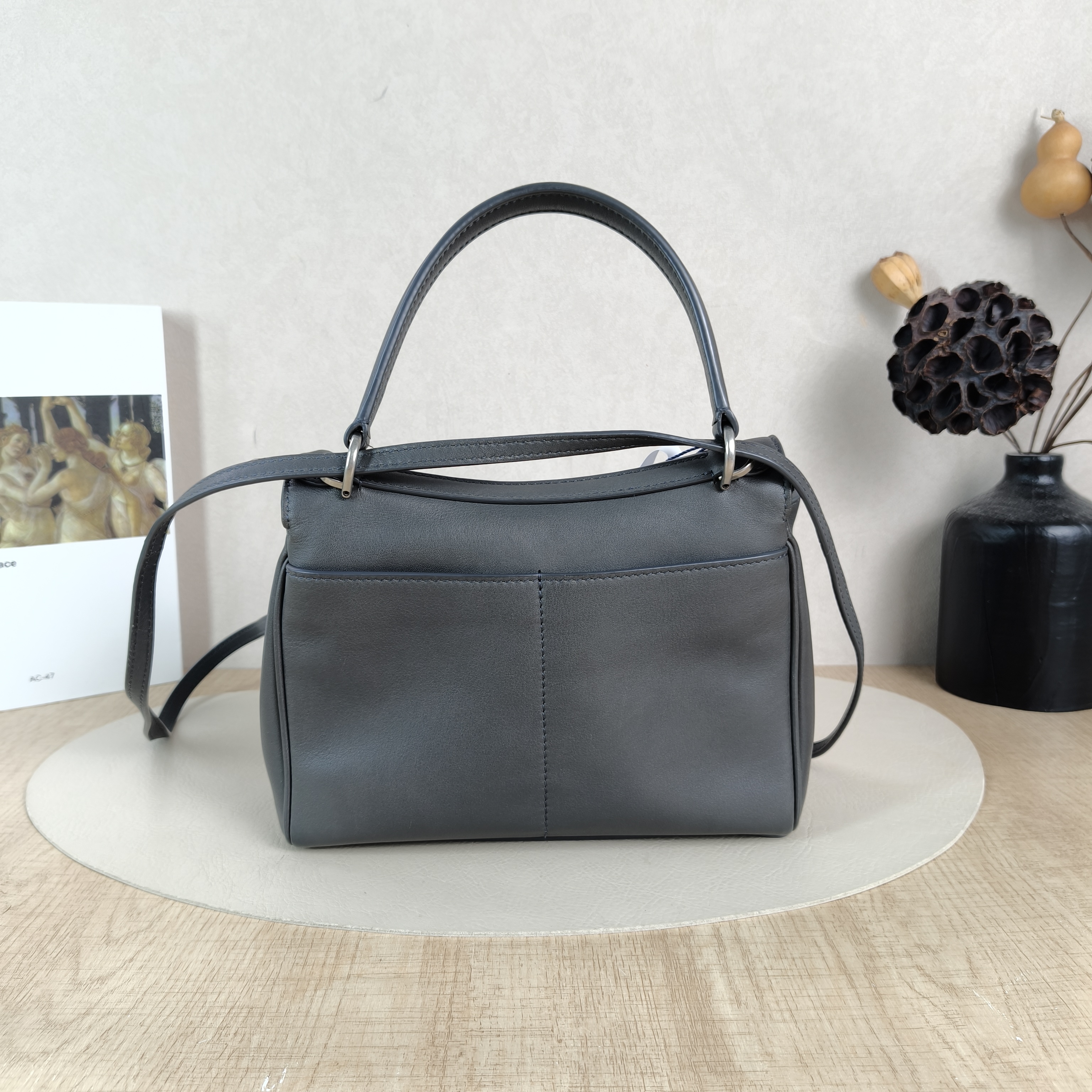 BALENCIAGA Crossbody Bag RODEO Grey Calfskinmini23 × 10 × 17 cm — cover view 4 of 6