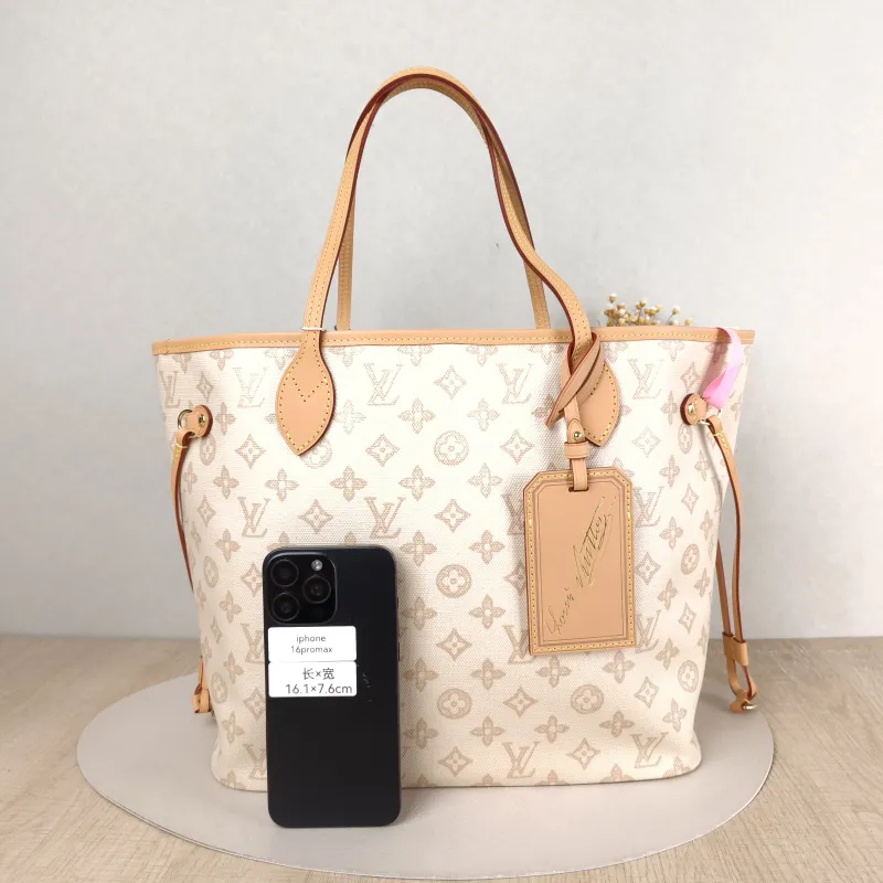 Louis Vuitton Shoulder Bag Neverfull PVC Medium 31 × 14 × 28 cm — cover view 4 of 5