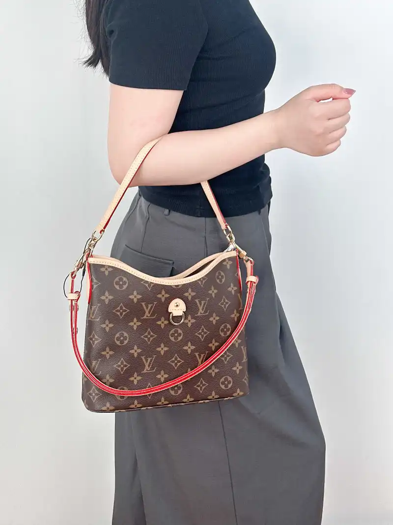 Louis Vuitton Shoulder Bag Lineup Monogram PVC BB 25.5 × 10 × 22 cm — on-model view 4 of 5
