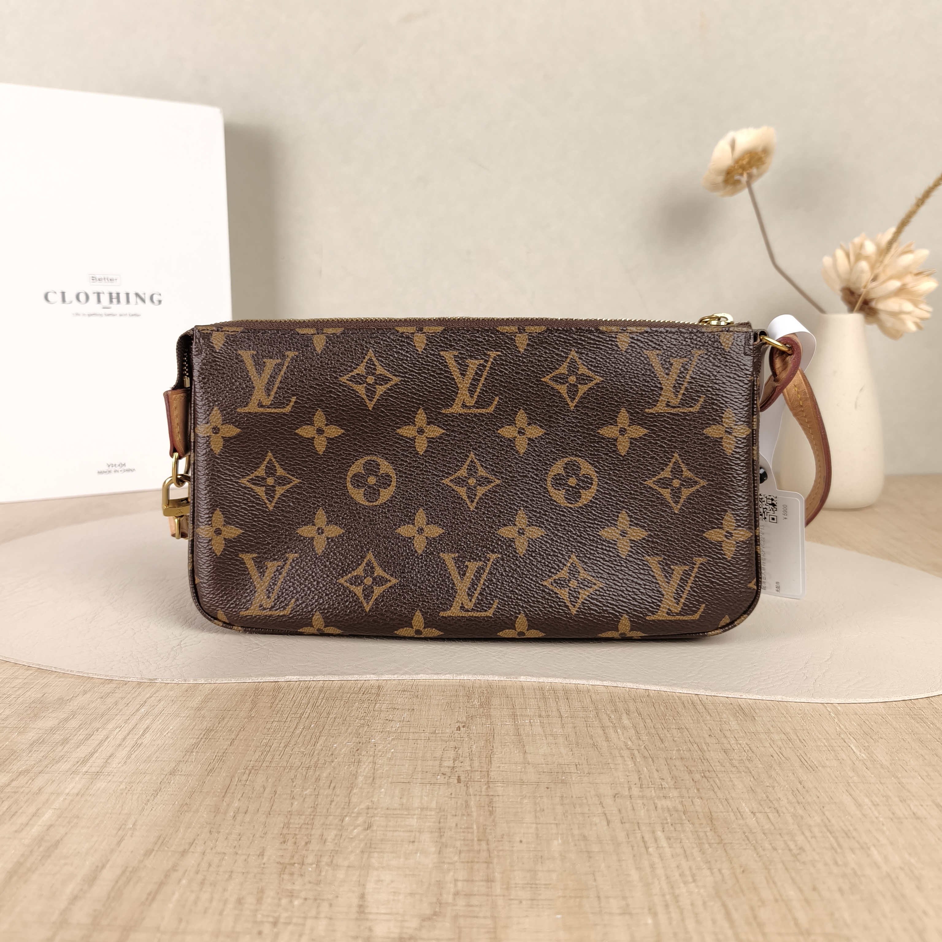 Louis Vuitton Shoulder Bag Accessory Monogram PVC22 × 4 × 13 cm