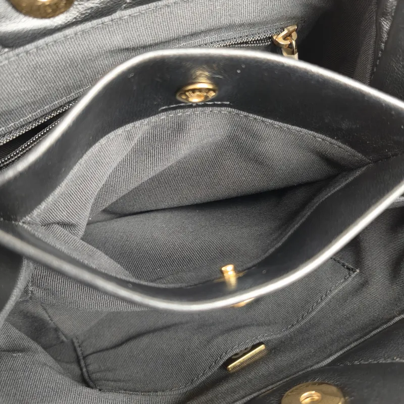 Chanel Shoulder Bag 22b Small Shopping Tote Black Lambskin Small 25 × 10 × 20 cm — detail view 2 of 13